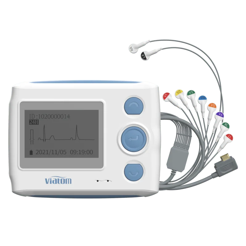 Viatom Th12 Portatile Holter Monitor Ecg Ambulatoriale 24 Ore Cardiofrequenzimetro Cardiofrequenzimetro Dinamico Macchina Ecg 12 Canali