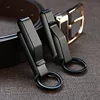 Multi-purpose belt buckle lightweight and durable stainless steel tactical key ring - suitable for both men and women 1PC 1