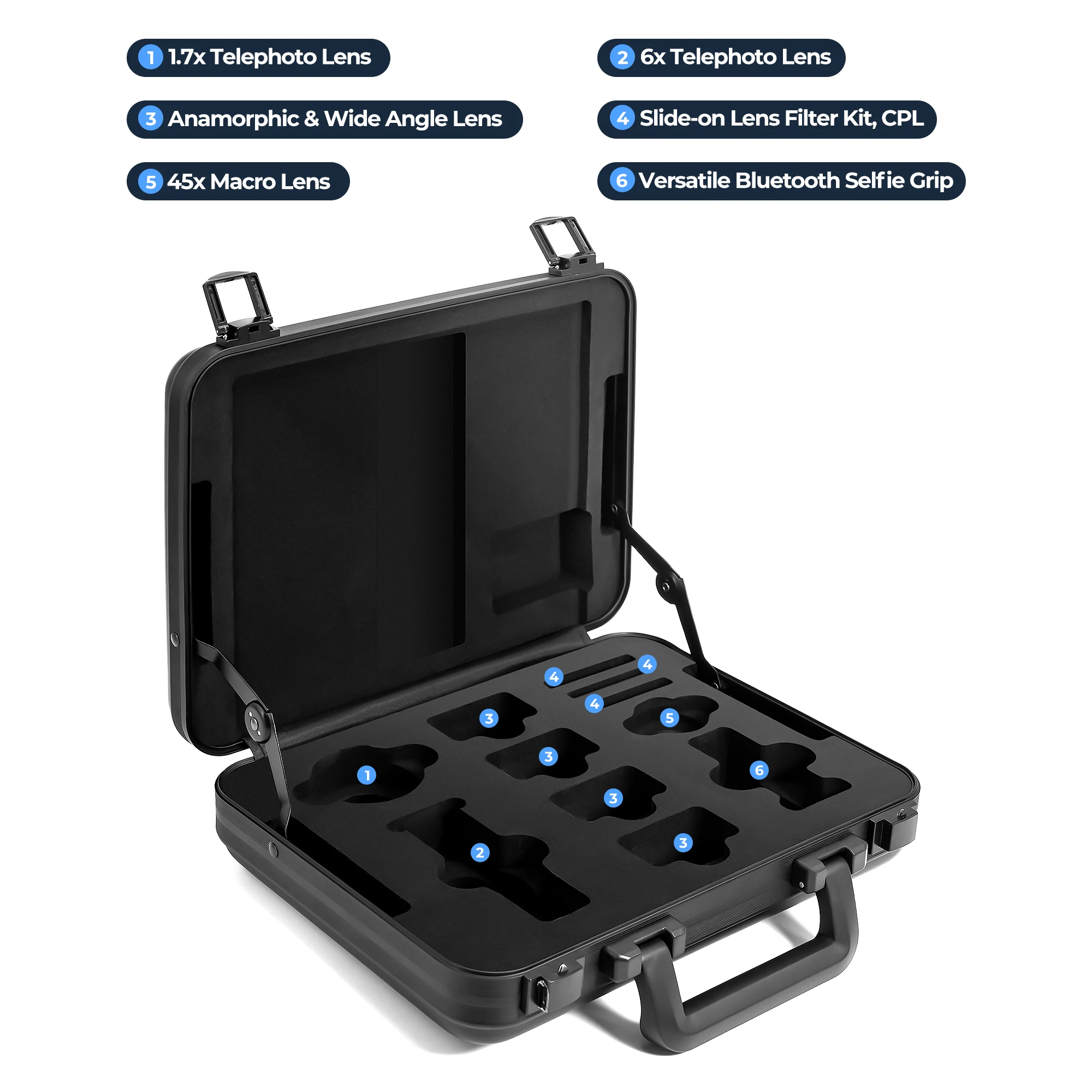 Pro Filmmaker Lens Carry Case