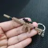 Miniature QBZ95 Rifle M1896 Pistol Model Alloy M7 G34 Toy Gun Keychain Bag Pendant Ornaments Children Toy Birthday Gift 3
