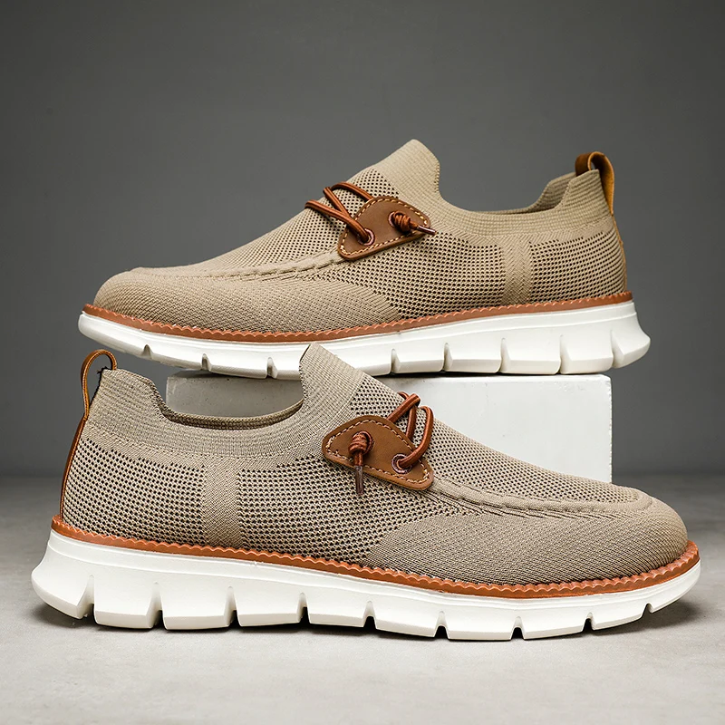 Wide Toe Mesh Shoes Men Stylist Casual Sneakers Loafers Summer Breathable Comfortable Plus Big Size 49 50 51 2