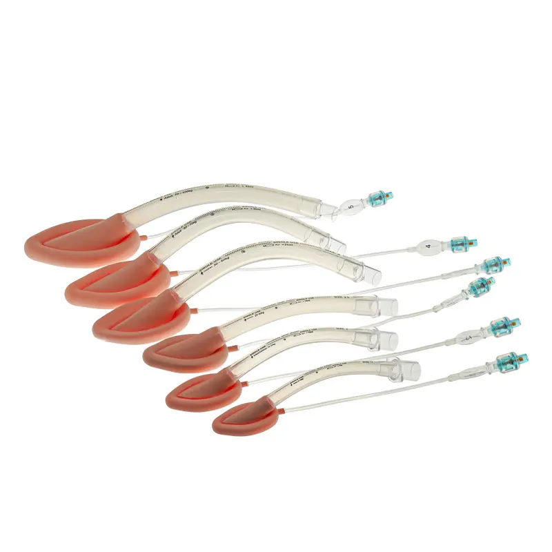 

BamuCare 5PCS/6PCS/7PCS Disposable Medical Silicone Laryngeal Mask without Bar Sterile Laryngeal Mask Intubating Mask