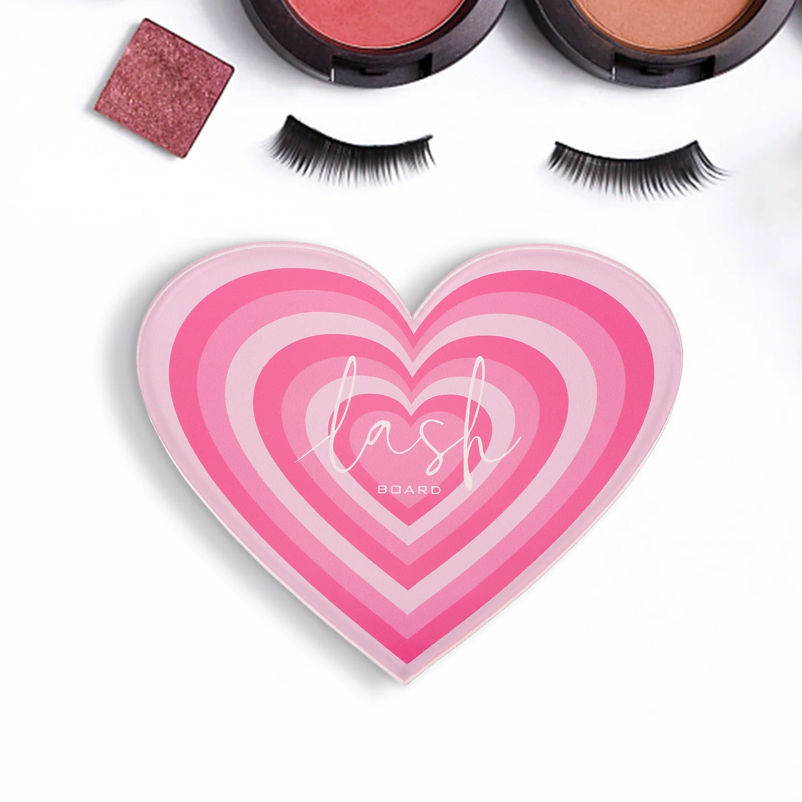 Lash Tiles for Extension Cute Heart-Shaped Eyelash Plate Fake Eyelashes Dedicated