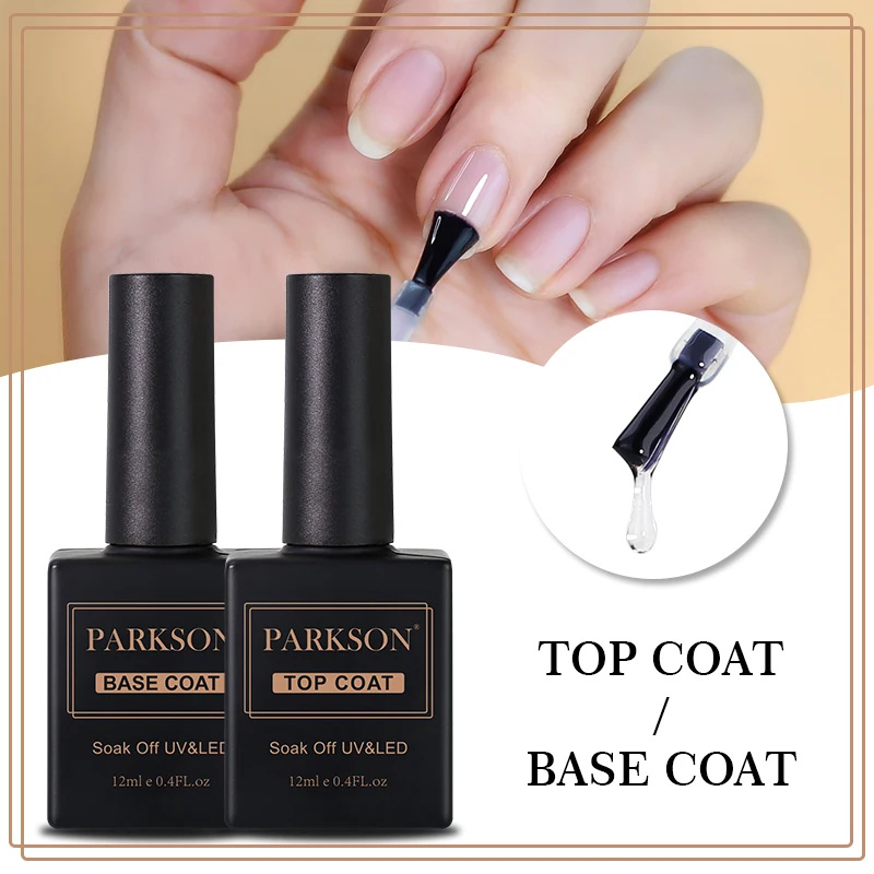 

Parkson Base Top Matte Coat For Nail Gel Polish UV Soak Off Primer Magic Remover Builder Lacquer Gel Nail Art Salon Manicure