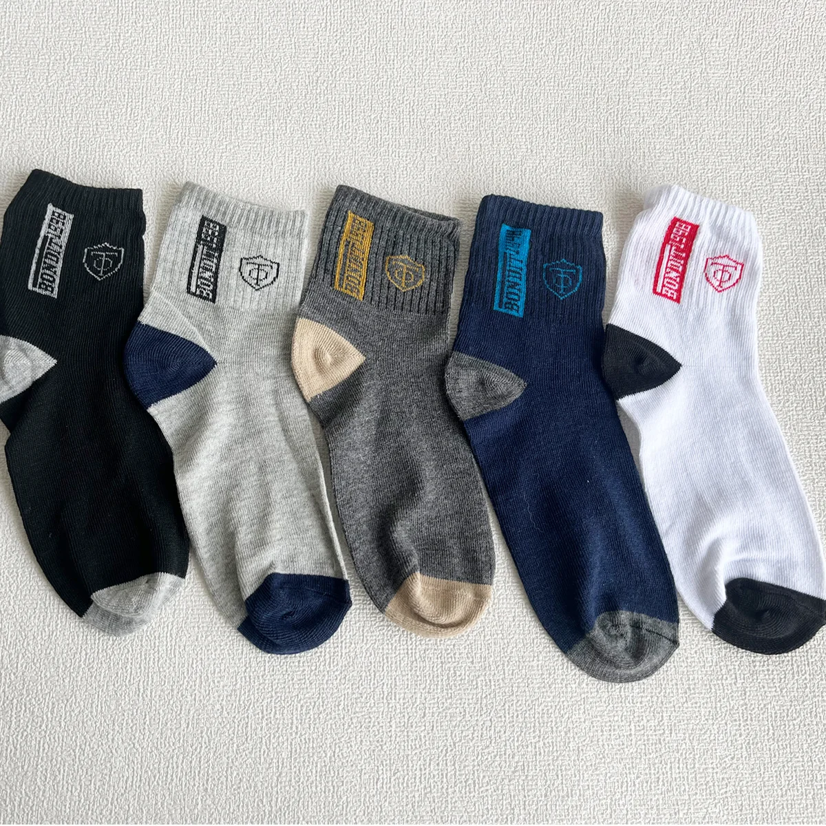 10 Paar atmungsaktive Baumwoll sports trümpfe Männer Bambus faser Herbst und Winter Männer Socken Schweiß absorption Deodorant Business Sox – Detail 10