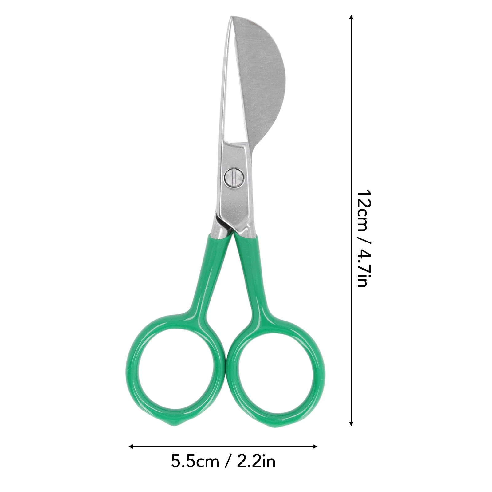 Mini Duckbill Scissors For Carpet & Rug Making - Stainless Steel