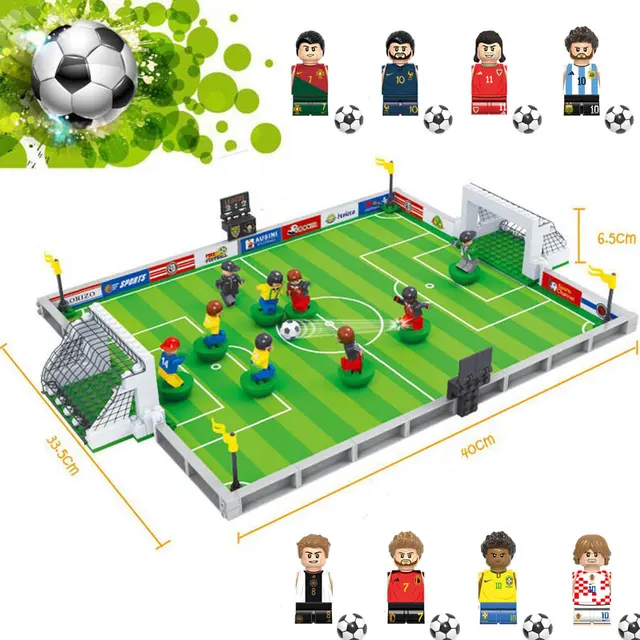 Soccer Field and Basketball Court Building Blocks: The Perfect Educational Toy for Kids