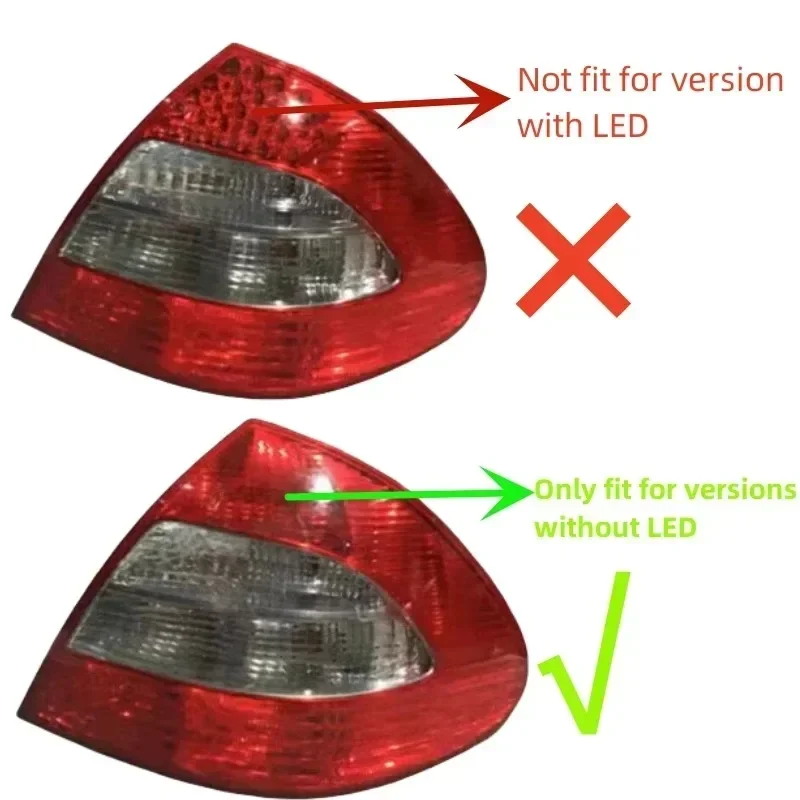 Mercedes Benz E-Class W211 E350 E550 2007 2008 2009 Car Rear Bumper Tail Light Lamp Sealing Gasket Pad