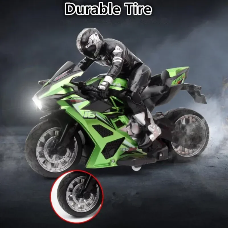 High Speed Remote Control RC Stunt Motorbike 360 degree Rotation drift Car 60mins Drive Racing Motorbike RC Motorcycle Toy model 4