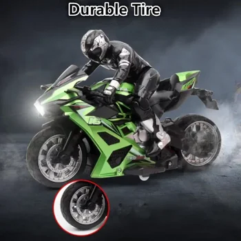 RC 2.4G High-Speed Remote Control Motorcycle Off-Road Mountain Drift Remote Control Car Model Toy Motorcycle Gift 1