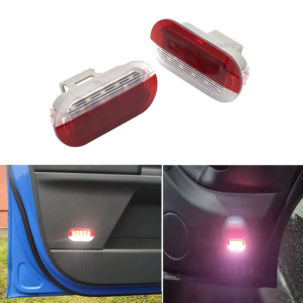 Luces de cortesía para puerta de coche, lámparas de advertencia para VW Golf MK3 MK4 Jetta Luces de cortesía para puerta de coche, lámparas de advertencia para VW Golf MK3 MK4 Jetta