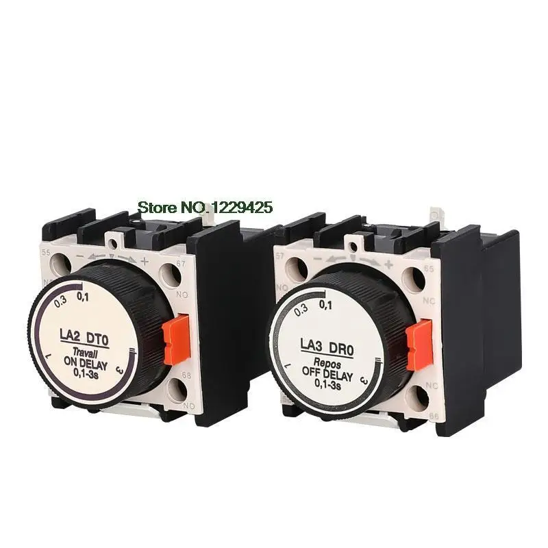 TimeDelayContactorAirDelayAuxiliaryContactBlockLA2DT2LA2DT0