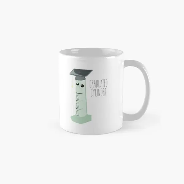 

Graduated Cylinder Classic Mug Simple Handle Round Image Printed Gifts Design Tea Photo Cup Picture Drinkware Coffee