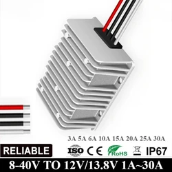 Universal Adjustable Voltage Boost Buck Converter Stabilizer Power Supply - 12V (15A)