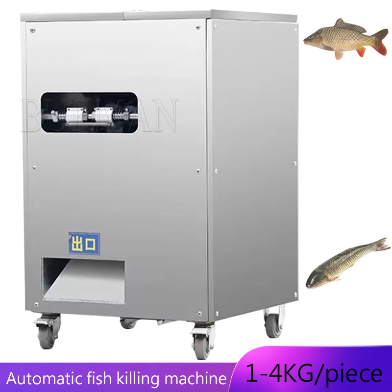 

Commercial Fish Scale Processor Open Belly Back Remove Scale Automatic Fish Cleaning Machine Scraping Fish Scale Killing Machine