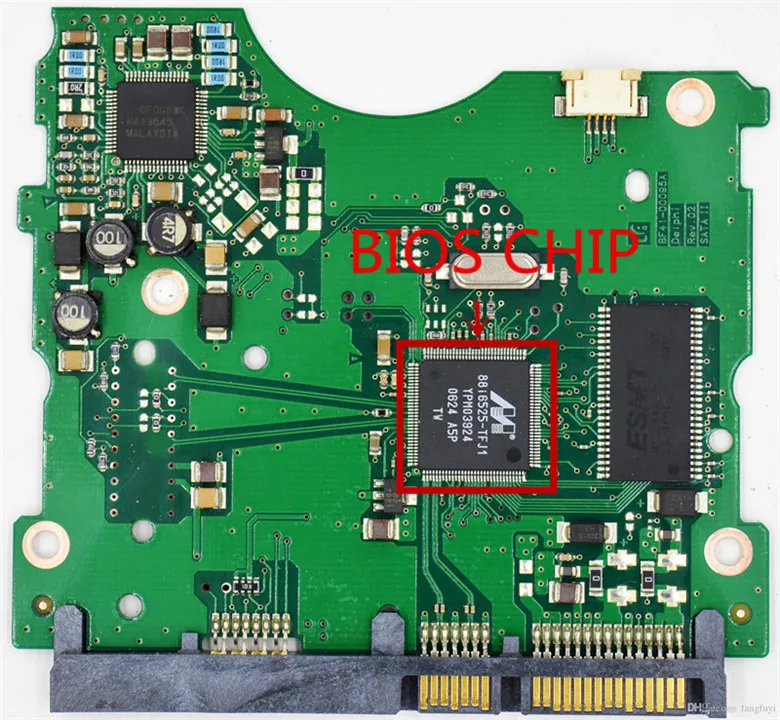 Placa de Circuito de Disco Rígido Desktop Número Bf4100109a César Rev 01 Recuperação de Dados de Reparo de Disco Rígido Sp0842n SA