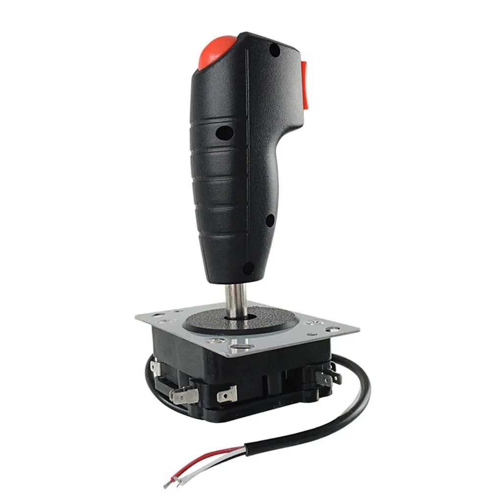 8 Way Flight Joystick Joystick With Vibration Trigger Joystick Red Top Fire Button For Pc Flight Joystick For Video Game Arcad