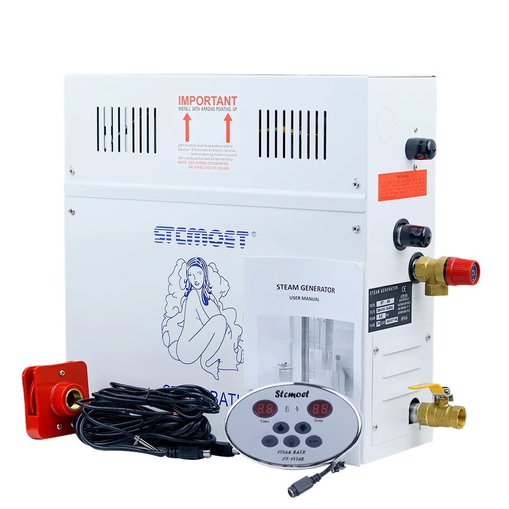 3/4.5/6/9KW 220/380V Steam Generator For Sauna Room Bath Shower Power Home Heate