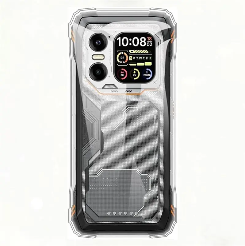 Black Transparent Soft TPU Protective Phone Case Cover