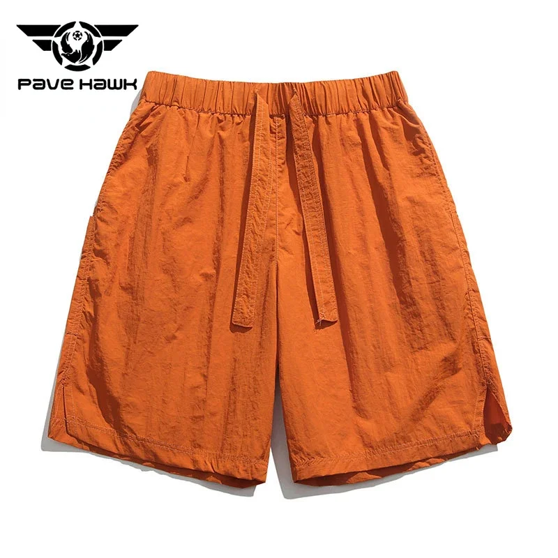 

Быстросохнущие спортивные шорты для мужчин, Летние повседневные свободные штаны средней длины для занятий на открытом воздухе, Походов, Кемпинга, скалолазания, бега