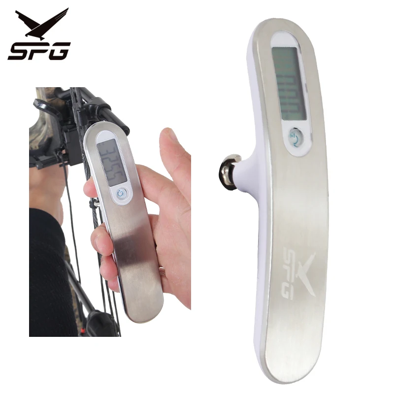

Archery Bow Scale Recurve Compound Bow Hunting Portable Measuring Test LED Digital High Precision LBS Tool Instrument