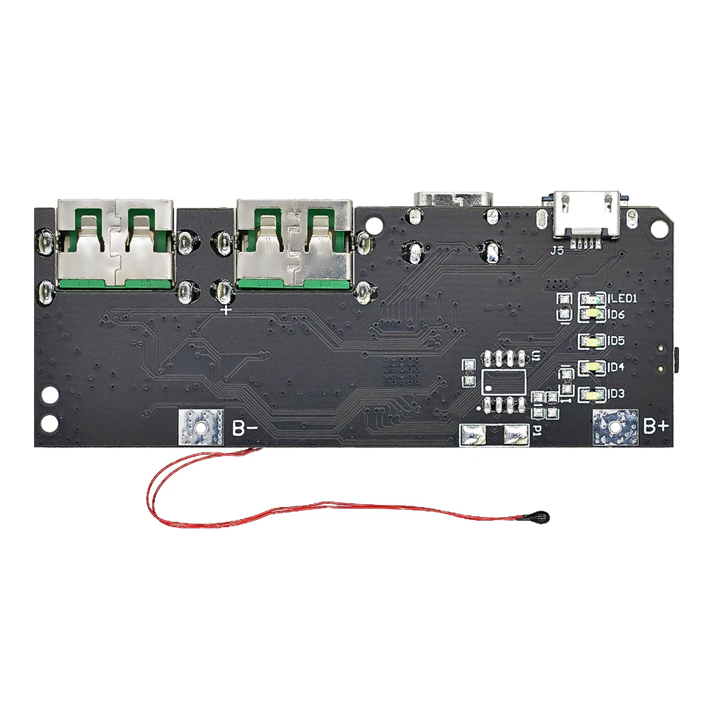 QC4.0 QC3.0 듀얼 USB 22.5W 마이크로/타입-C USB 모바일 보조배터리 모바일 보조배터리 회로 기판 고속 충전 모바일 전원 모듈