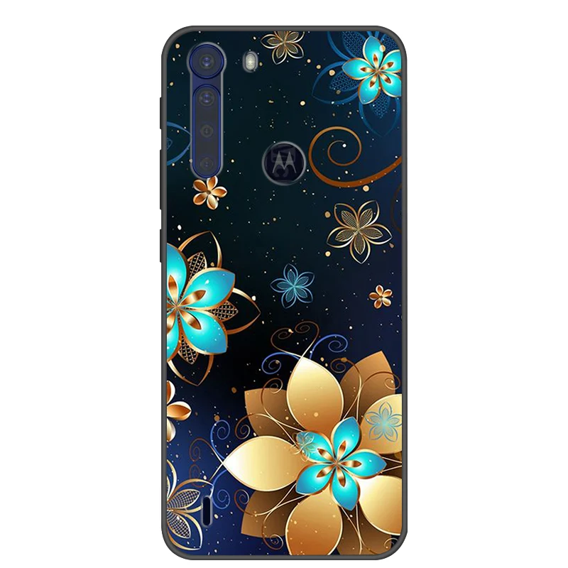 Fashionable Cool Soft Silicone Cover for Motorola One Fusion+ Phone