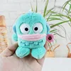 Cartoon Clown Fish Plush Toy Pendant Big Mouth Fish Monster Doll Blue Water Monster Clown Fish Hanton Keychain Bag Charm Gift 4