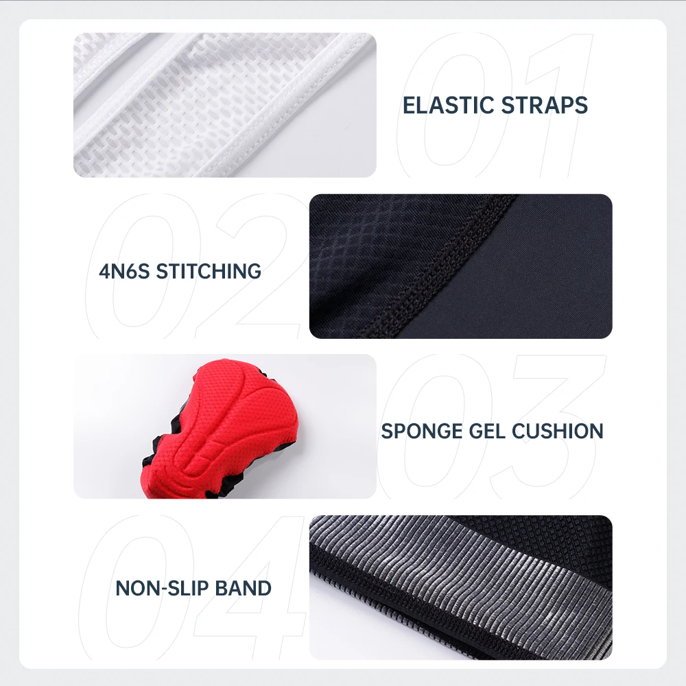 Men Cycling Bretelle Bicycle Bib Shorts Clothing Gel Pads Chamois Bike Braces Male Summer MTB Tights Uniform Clothes Male cycling bib shorts cycling shorts cycling pants