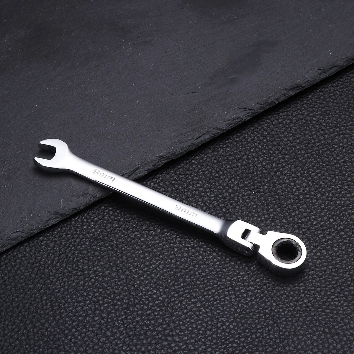

Flexible Ratchet Wrench Metric Tool Adjustable Dual Head Spanner Manual Double Ended