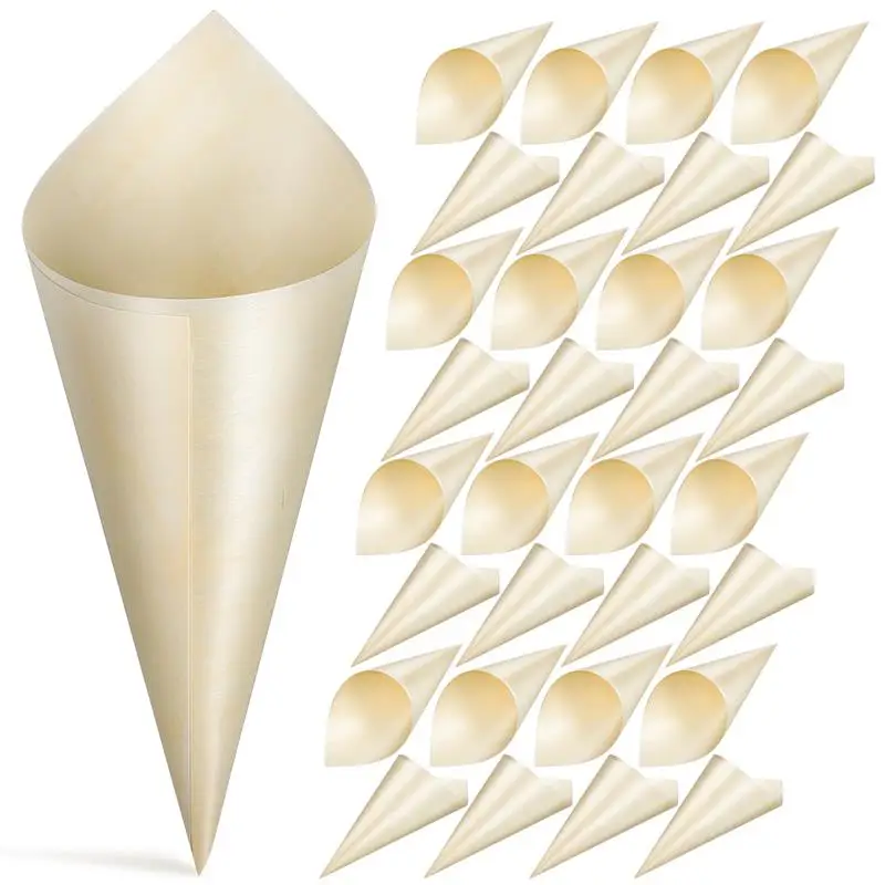 Food Cones Ice Cream Cone 100Pcs