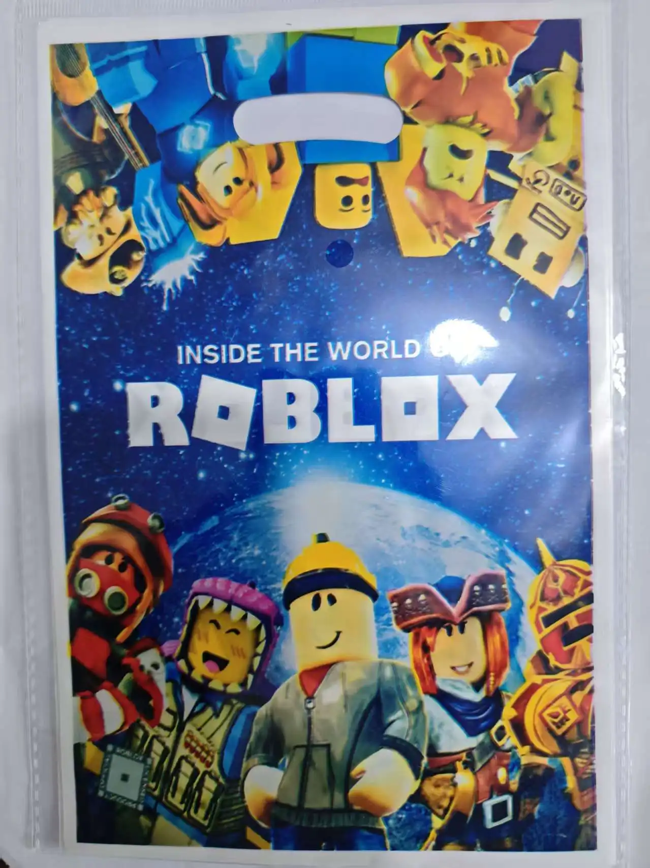 10/20/30/50PCS Roblox 선물 가방 파티 용품 선물 가방 사탕 포장 가방 전리품 가방 어린이 소년 소녀 생일 파티 장식