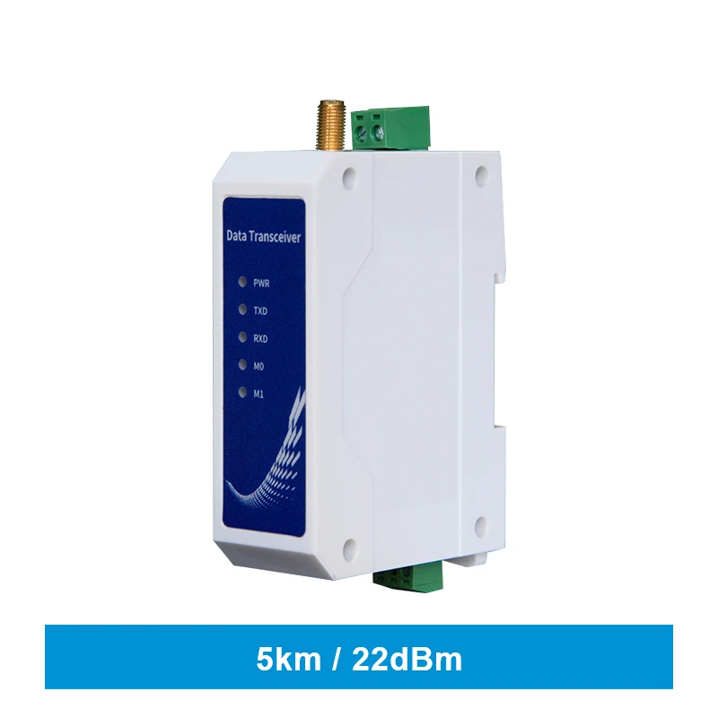 

SX1268 Lora 868 МГц DTU 915 МГц приемопередатчик данных RS485 30 дБм 10 км Modbus релейный передатчик освещения (900SL30-485)