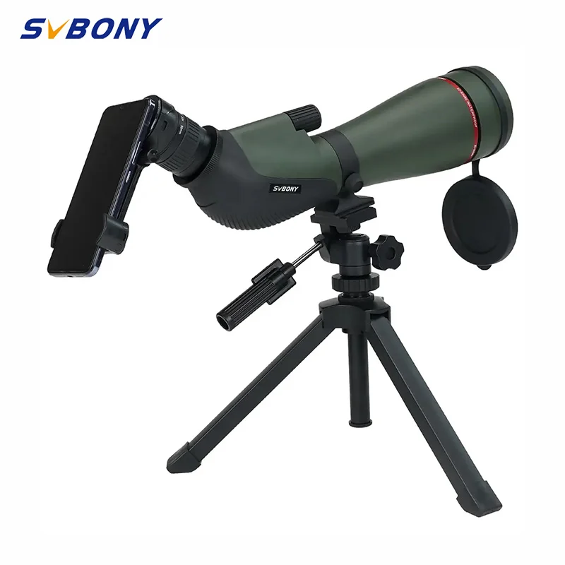 SVBONYSA412SpottingScope2060X80mmHDFMC125WithMobilePhone