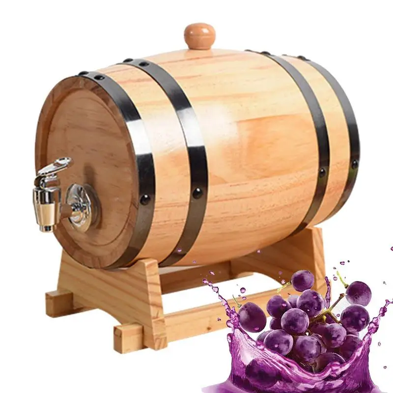 

Oak Barrel Storage Compact Whiskey Barrel Decanter With Faucet Home Kitchen Supplies Wine Making Barrels For Fine Wine Liquor