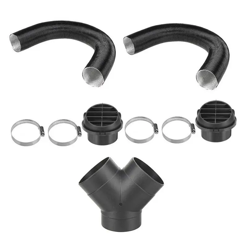 75mm Car Air Diesel Heater T/Y Pipe Duct Warm Air Outlet Vent Hose  Winter Auto Parking Heater Pipe For Webasto for Eberspacher
