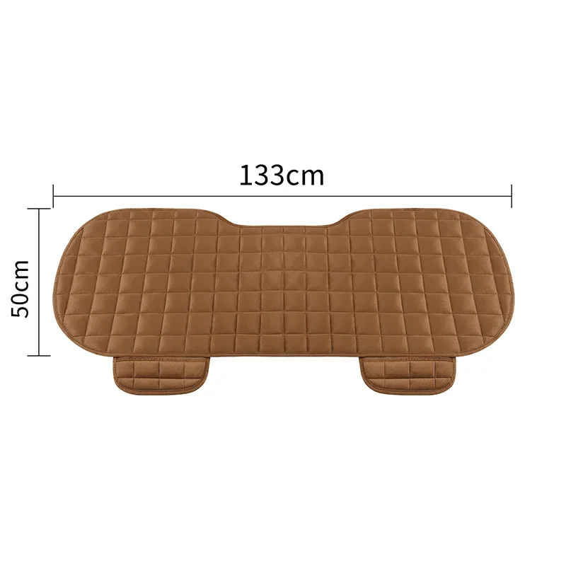 Leather Car Seat Covers Four Seasons Front/Rear Seat Protector Car Cushion Pad Mat Auto Interior Accessories Universal