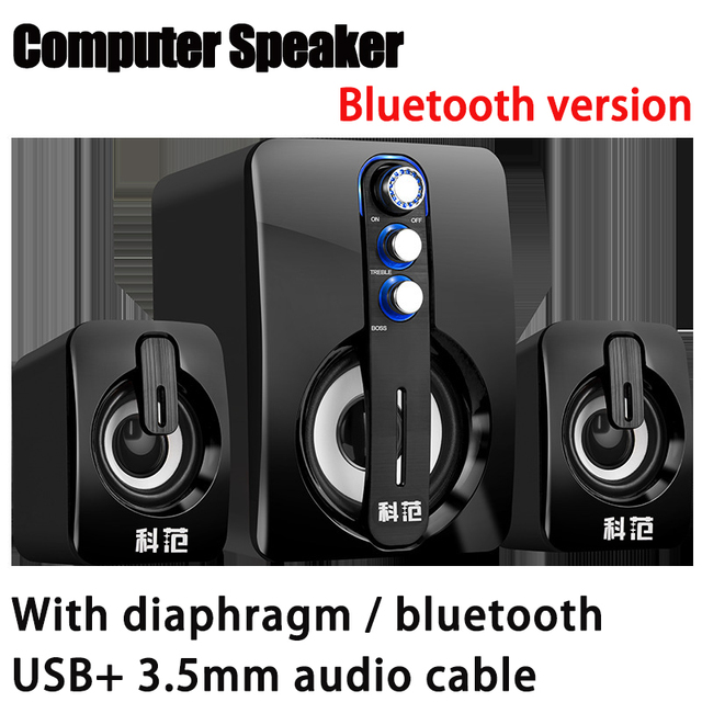 Theater System Caixa De Som PC Bass Subwoofer Bluetooth Speaker Computer Speakers Music Boombox Desktop Laptop Altavoces TV