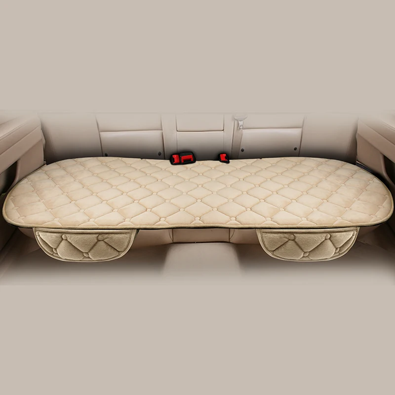 Car Seat Cushion 1 diamond-shaped short pile with storage bag suitable for most car SUVs