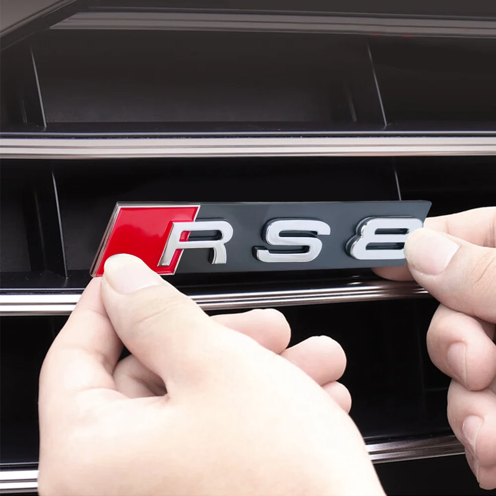 Enhanced 3D ABS Logo Car Hood Front Grille Emblem Decoration