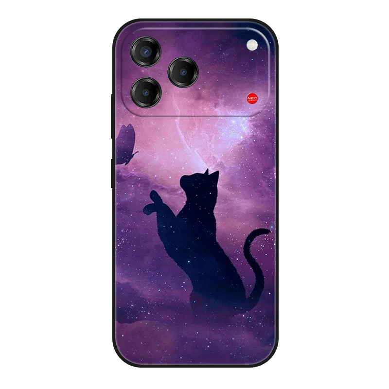 Sleek Black Matte Fashion Phone Case - Slim Soft TPU