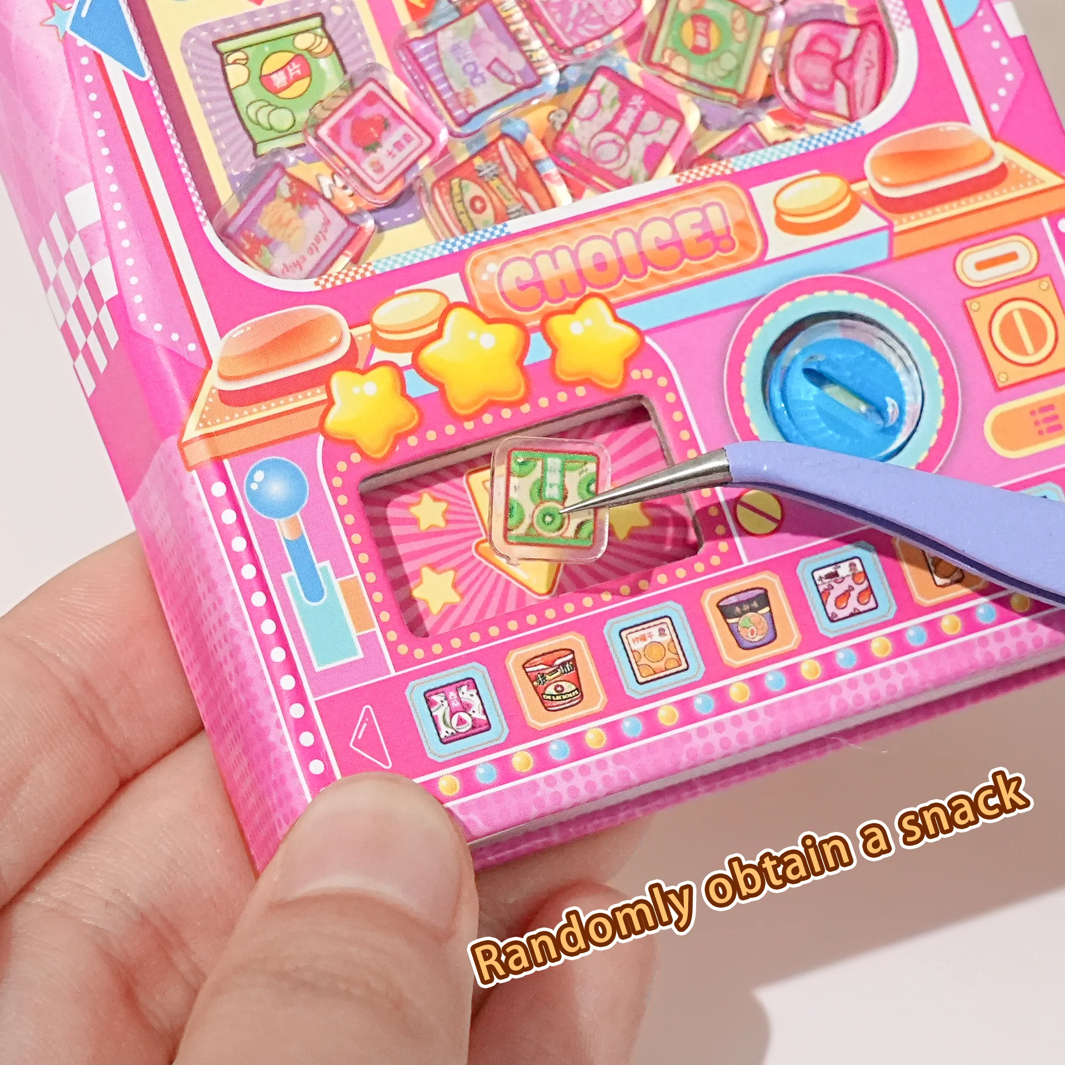 Portable Pocket-Sized Colorful Snack-Themed Notebook with High Aesthetic Appeal
