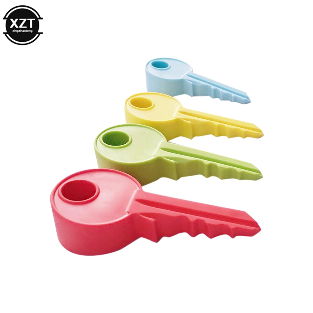 1Pc Cute Key Style Silicone Rubber Door Stopper Anti-Collision Crash Safety Door Stopper Home Decor Kid Baby Finger Protection W door stopper silicone door stopper