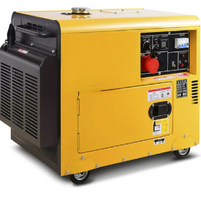 

8KW Diesel Generator 10KW Air Cooled Single-Phase Three-Phase Diesel Generator Small Silent Generator