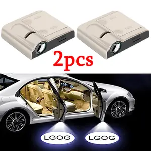 2x Luz Cortesía Puerta Laser Led Mercedes Benz R Gl Ml Class