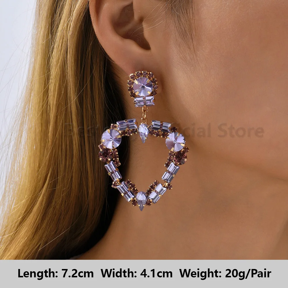 thumbnail image 2 of Crystal Dangle/Drop Blue Costume Earrings For Sale 2 of 11