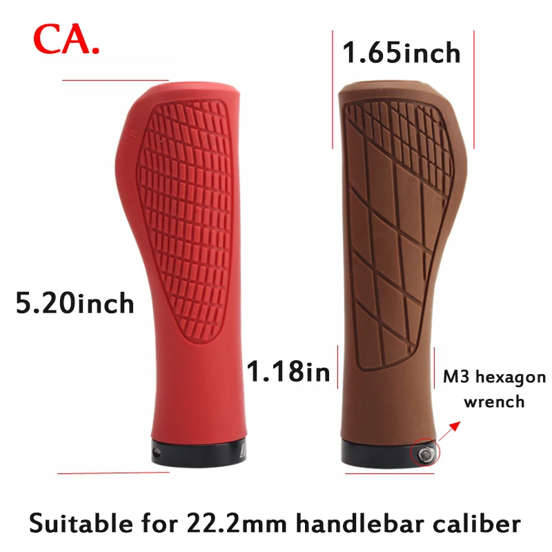 Description Picture 3 of itemODI Bicycle Grips Soft Silica Gel Mountain Bike Grips Ergonomics Mtb Cuffs Waterproof Mtb Bike Handle Lock on Bicycle Handles