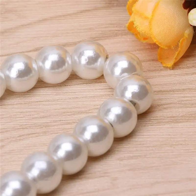 Fashion Plastic Pearl Bow Clothes Clothing Hanger For Kids Children Pet Dog for 6