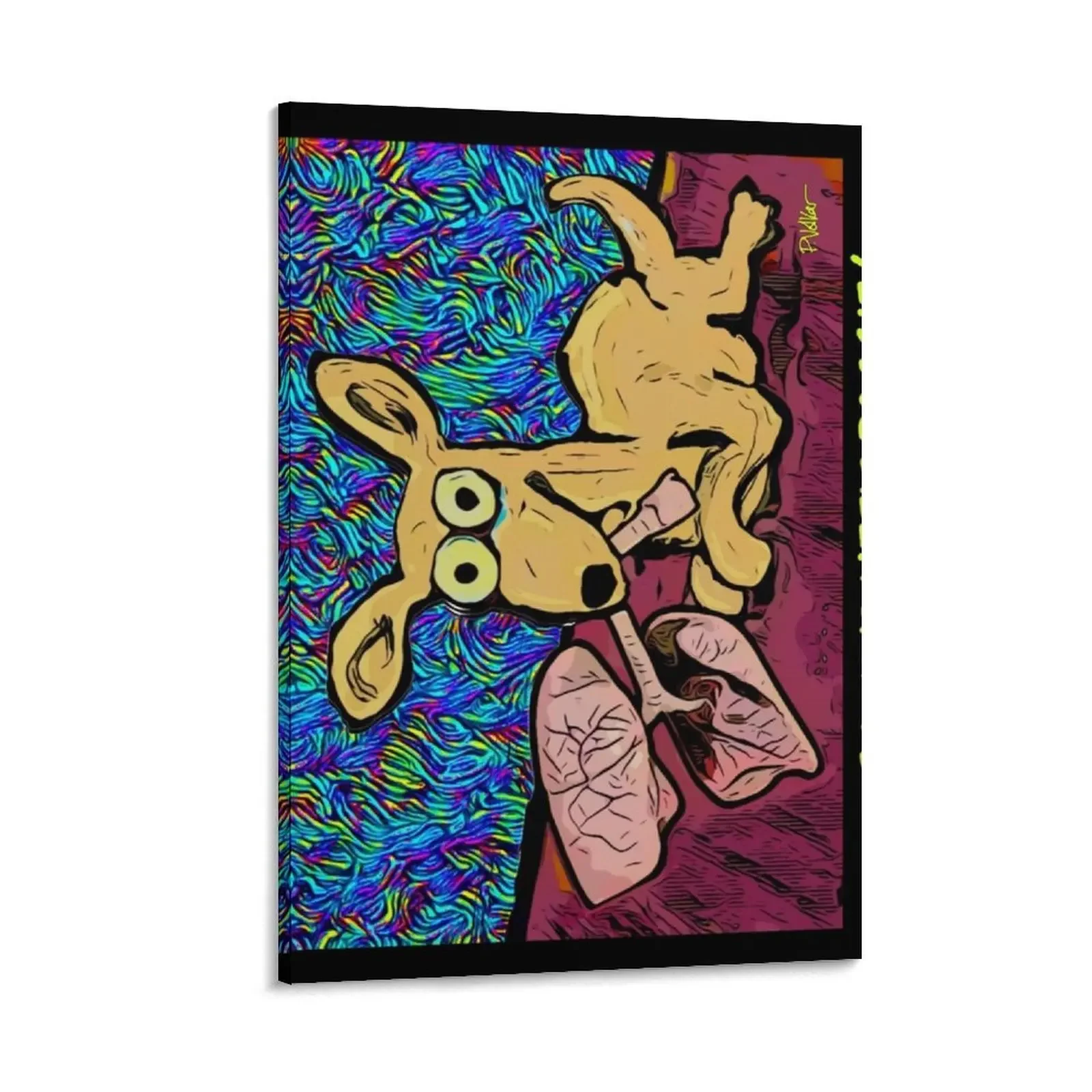 

GIT A LUNG LITTLE DOGGIE Canvas Painting canvas wall art Decorative paintings nordic home decor