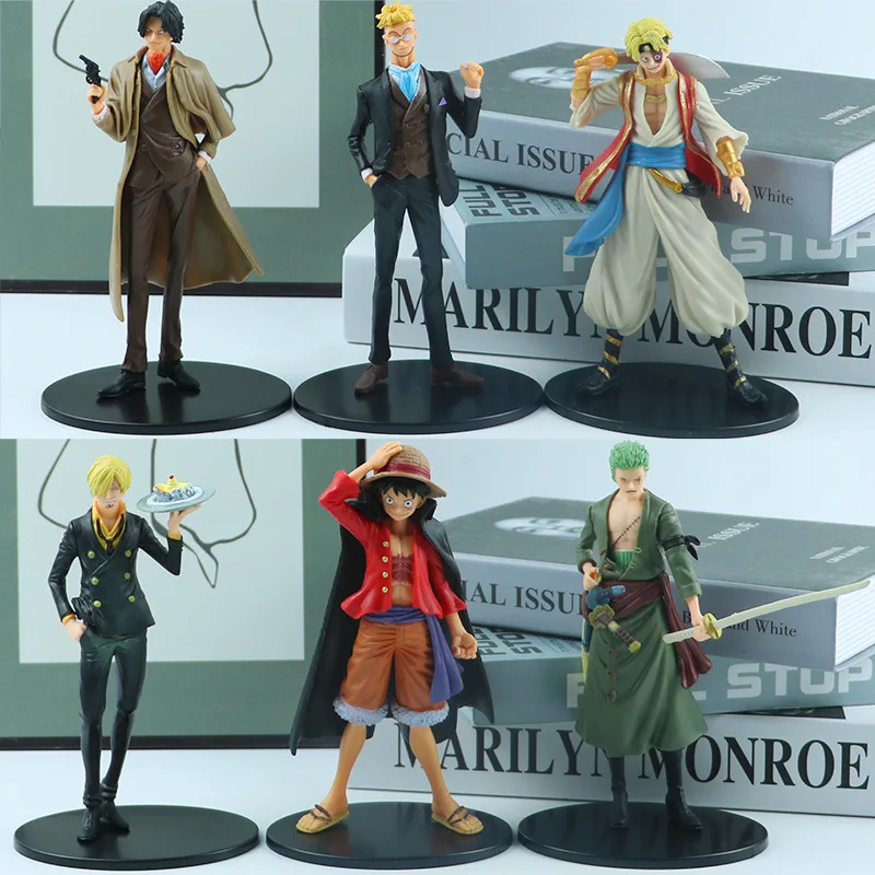

2023 New One Piece Action Figure Anime Figure Pirate Warriors Luffy Zoro Sanji Usopp Collectible Model Toys Birthday Gift 17cm